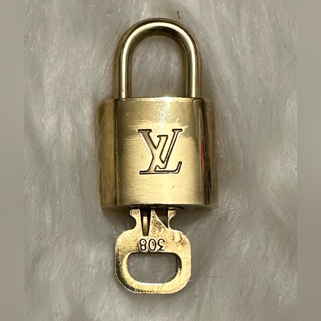 #308 Louis Vuitton Padlock And Key